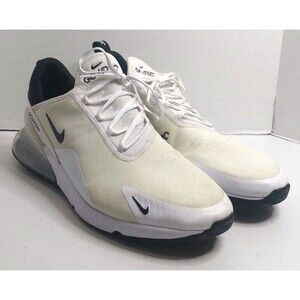 Nike Air Max 270 G White /Black Golf Shoes (CK6483-102) Men's Size 15
